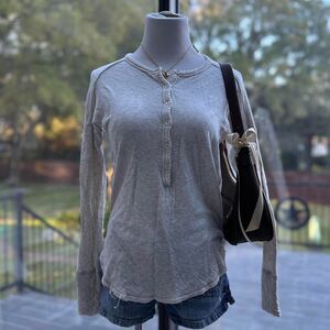 Wilfred Free Women's Grey and White Shirt